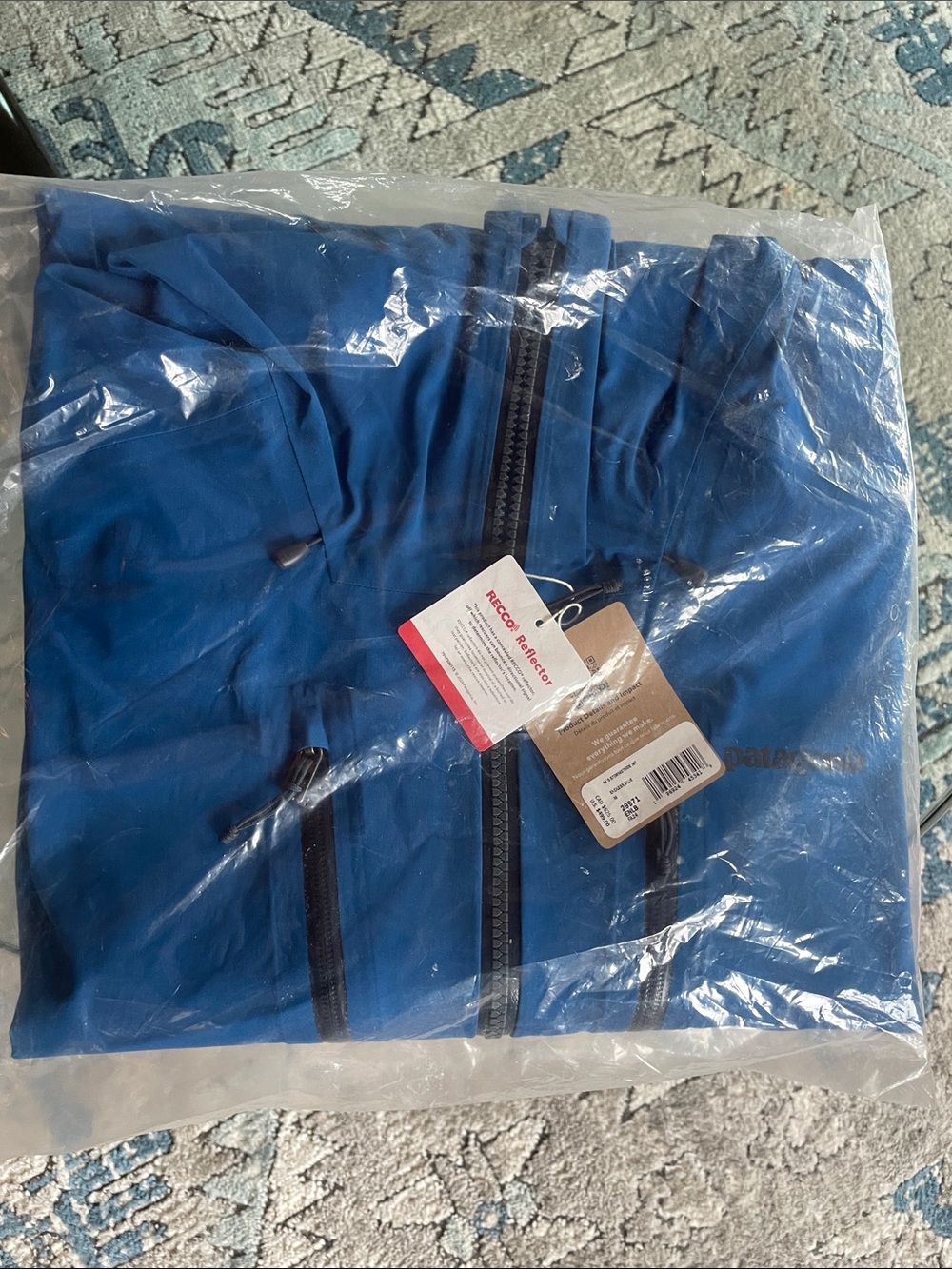 Men's Blue Patagonia Stormstride Ski/Snowboard Jacket